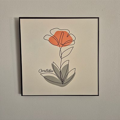 Quadro de Aço Duna Oliva Gratidão