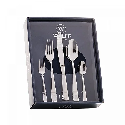Faqueiro 30 Peças Aço Inox Pisa