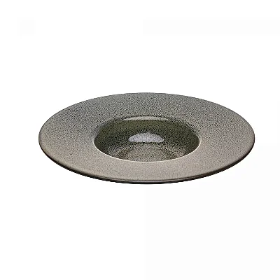 Prato para Risoto de Cerâmica Musk Verde