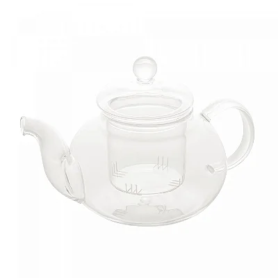 Chaleira de Vidro Borossilicato Resistente ao Calor 860ml