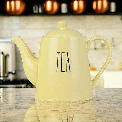 Bule de Chá em Cerâmica Tea Decorativo – Bule Elegante para Servir Chá