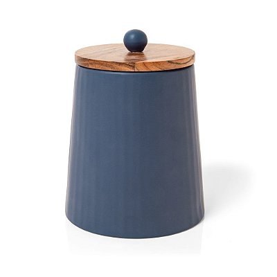 Pote com Tampa Versailles Louis em Cerâmica e Madeira Copa&Cia