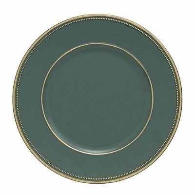 Sousplat Galles Hope Verde Eucalipto em PP com Carbonato de Cálcio