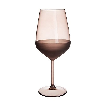 Taça Duo Âmbar 490ml em Vidro Copa&Cia Elegante