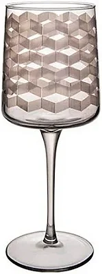 Taça Geo 320ml Fume em Vidro – Elegância e Sofisticação para Servir