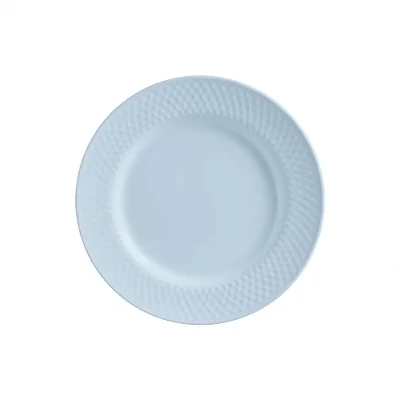 Conjunto de 6 Pratos de Sobremesa Soft Blue em Cerâmica – Alleanza