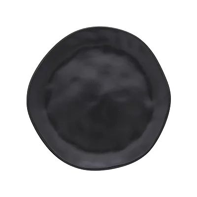 Conjunto com 6 Pratos de Sobremesa em Cerâmica Organic Preto Copa&Cia