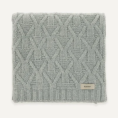 Peseira 100% Acrílico Roman Névoa Karsten 80cm x 2,20m