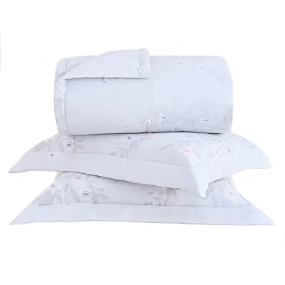 Kit Colcha Queen 200 Fios Buddemeyer Gran Percalle Enchanté 100% Algodão – 3 Peças