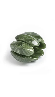 Anel de Guardanapo 4 Peças Cristallo Verde Elegante para Mesa Posta