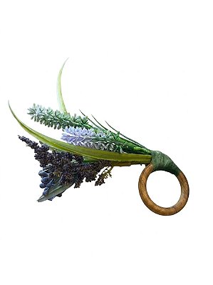 Anel de Guardanapo 4 Peças Auguri Casa Glicine Elegante
