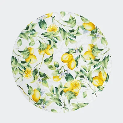 Jogo Americano Auguri Casa Acqua Limone Dupla Face 40cm Poliéster