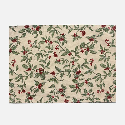 Jogo Americano Auguri Bacche Di Natale 35x50cm – Elegância e Sofisticação para Mesa Posta