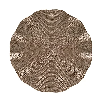 Jogo Americano Luna Wave Allure Redondo 38cm em Polipropileno e Poliéster