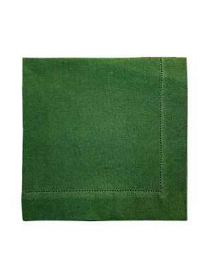 Guardanapo Verde 50x50cm Auguri Casa em Algodão com Linho