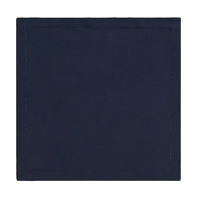 Guardanapo Tekapo Azul Marinho 4 Peças em Poliéster 45x45cm