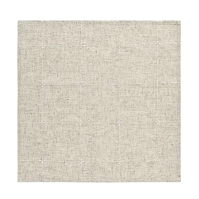 Guardanapo Unité Sirius Natural em Poliéster e Linho 45x45cm