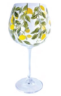 Taça de Cristal Limone Artesanal 600ml Elegante e Sofisticada