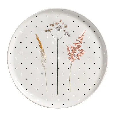 Prato Raso Bio Floralis em Stoneware Porto Brasil