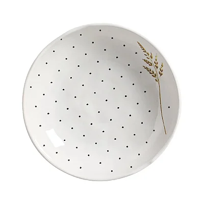 Prato Fundo Bio Floralis Porto Brasil em Stoneware