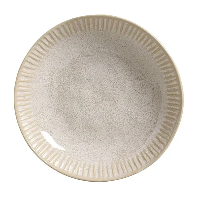 Prato Fundo Linhas Latte Porto Brasil em Stoneware