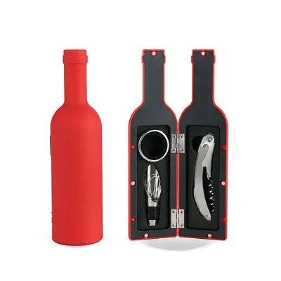 Kit Abridor de Vinho com Acessórios – Conjunto em Aço Inox para Presente