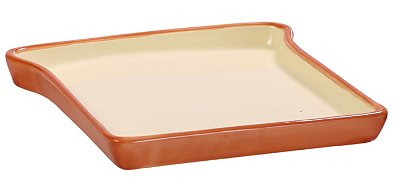 Prato para Pão de Forma Breakfast em Cerâmica Decorativa