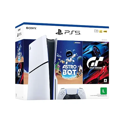 PS5 Playstation 5 Slim Físico 1TB SSD + Astro Bot + Gran Turismo 7