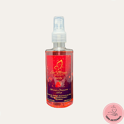 Body Splash Morango e Champanhe | Frescor e Perfume - 100ml