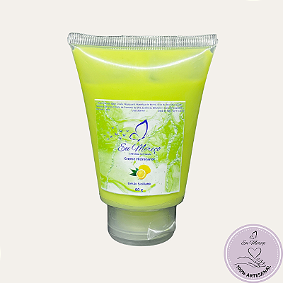 DUPLICADO - Creme Hidratante Artesanal Limão Siciliano | Hidratação Intensa - 60ml