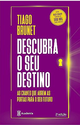 Livro Descubra o Seu Destino - Tiago Brunet - Edição Pocket