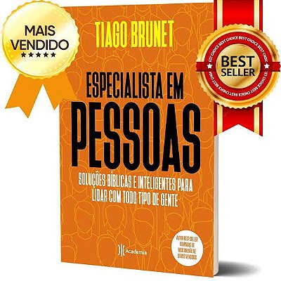Livro Especialista em Pessoas - Tiago Brunet - Edição Pocket