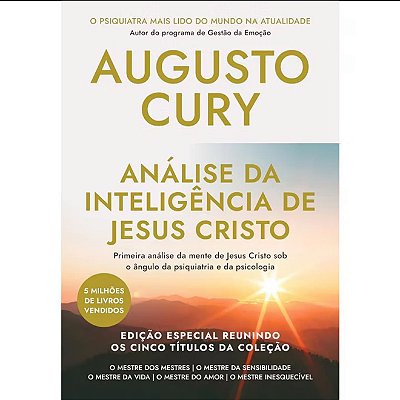 Livro Análise da Inteligência de Jesus Cristo - Augusto Cury