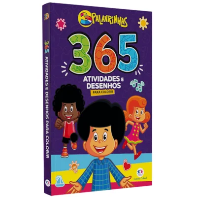Livro 3 Palavrinhas | 365 Atividades e Desenhos para Colorir