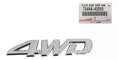 Emblema Tampa Traseira Toyota Rav4