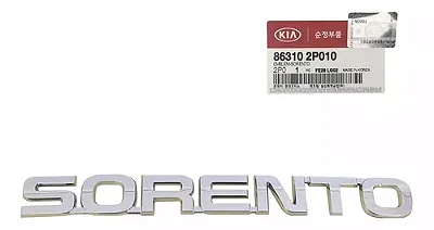 Emblema Tampa Traseira Kia Sorento 2009 A 2015
