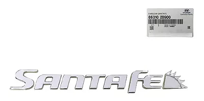 Emblema Tampa Traseira Hyundai Santa Fe 2006 A 2012