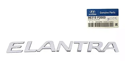 Emblema Tampa Traseira Hyundai Elantra 2016 A 2018