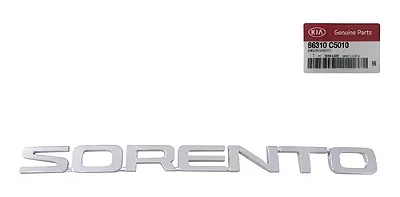 Emblema Tampa Traseira Kia Sorento 2014 A 2016