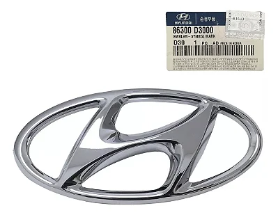 Emblema Grade Frontal Hyundai New Tucson 2017 A 2020