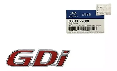 Emblema Gdi Tampa Traseira Hyundai Veloster 2011 A 2017