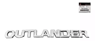 Emblema Tampa Traseira Mitsubishi Outlander 2014 A 2021