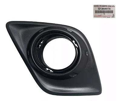 Moldura Farol Neblina Lado Esquerdo Toyota Hilux 2016/18