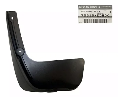 Acabamento Parabarro Traseiro Esquerdo Nissan Tiida 2009/11