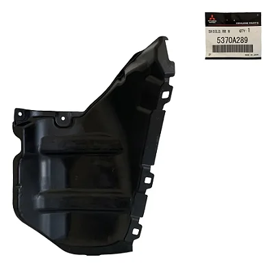 Parabarro Traseiro Lado Esquerdo Mitsubishi Lancer 2008/2017