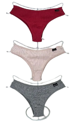 Expositor de Calcinha Triplo de Balcão – Destaque Três Modelos com Elegância e Organização