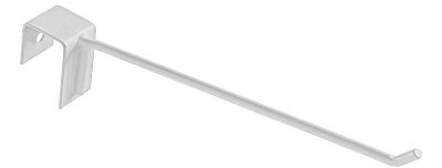 Kit 10 Ganchos para Régua Preto ou Branco 20x30 4,76mm