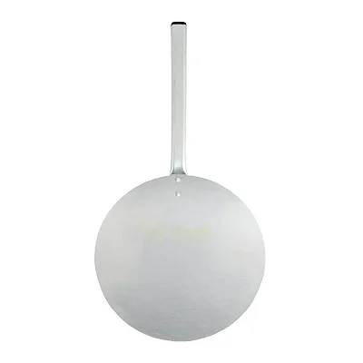 Pá para fornear pizza 35cm em alumínio (cabo curto)