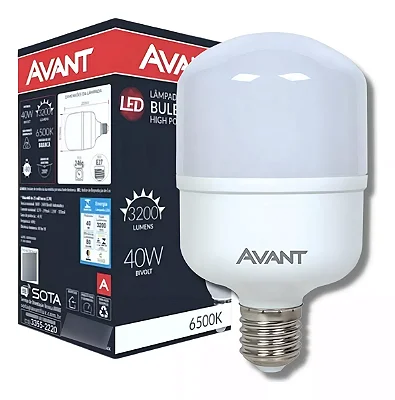 Lâmpadas Led Bulbo 40w Avant Branca 6500k E27 Cor da luz Branco-frio 100V/240V