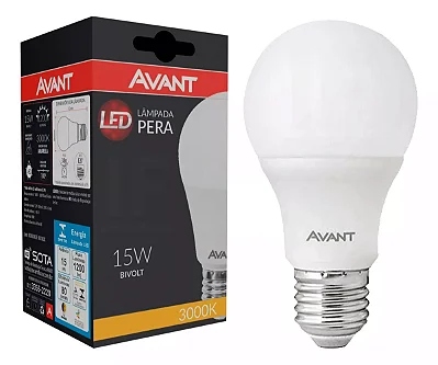 Lâmpadas Led Bulbo 15w Avant Branca 3000k E27 Cor da luz Branco-Quente 100V/240V